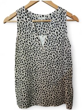 NWT JOIE / ANTHROPOLOGIE Beilin Sleeveless Animal Print Tank - XS